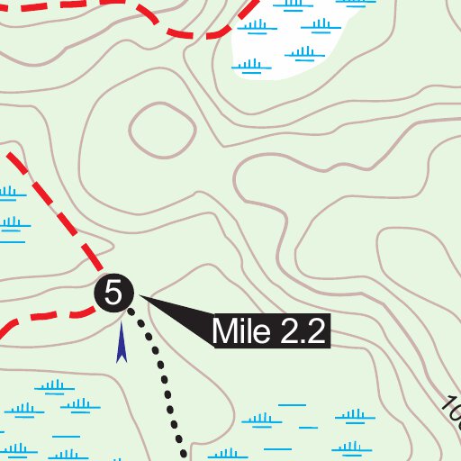 White Loop - Bald Mountain Map by MichiganTrailMaps.com | Avenza Maps