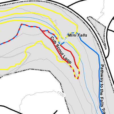 Mid State Trail Association, Inc. Lorain/Stonycreek Hiking Trails digital map
