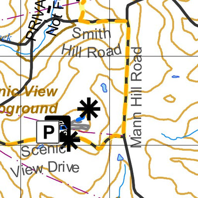 Mid State Trail Association, Inc. Mid State Trail Section 20 digital map