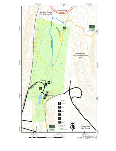 Tenley Park Map by Mid State Trail Association, Inc. | Avenza Maps