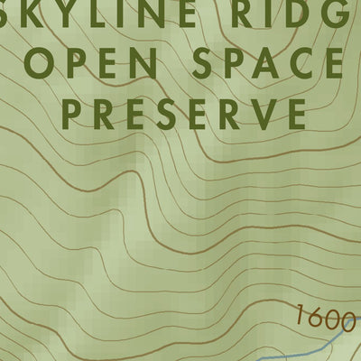 Midpeninsula Regional Open Space District Skyline Ridge Open Space Preserve digital map