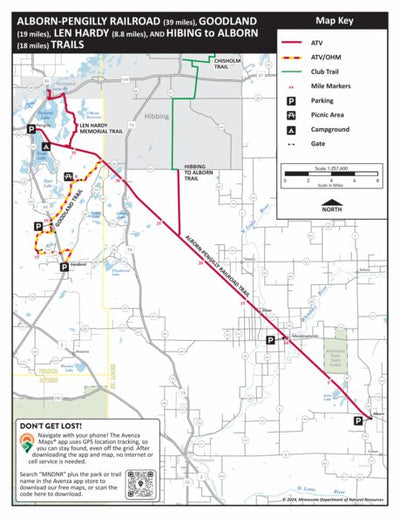 Alborn Pengilly and Goodland OHV Trails, MNDNR Preview 1