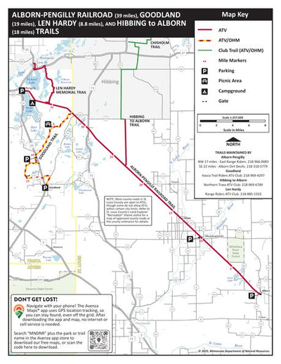 Alborn Pengilly and Goodland OHV Trails, MNDNR Preview 1