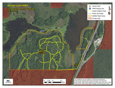 Minnesota Department of Natural Resources Anchor Lake HWT 2022 digital map