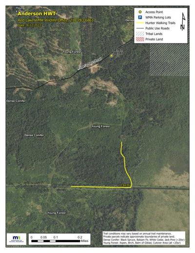 Minnesota Department of Natural Resources Anderson HWT 2022 digital map