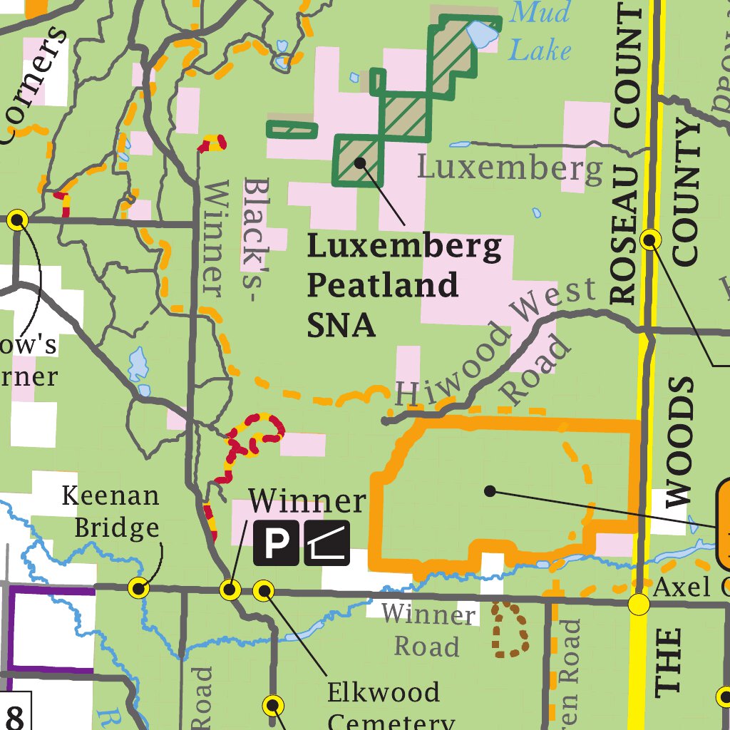 Beltrami Island State Forest Map by Minnesota Department of Natural 