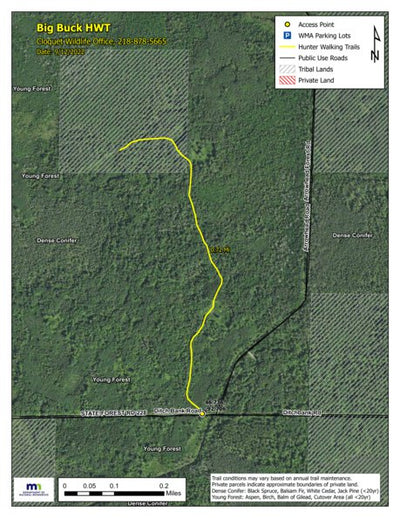 Minnesota Department of Natural Resources Big Buck HWT 2022 digital map