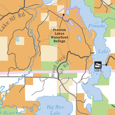 Minnesota Department of Natural Resources Blackduck and Buena Vista State Forests digital map