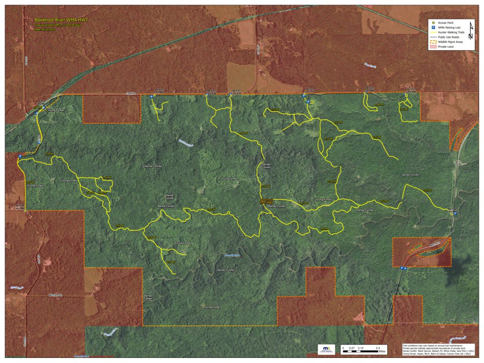 Blackhoof River HWT 2022 Map by Minnesota Department of Natural
