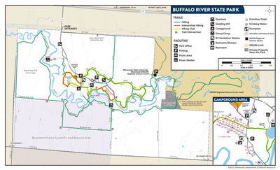 Minnesota Department of Natural Resources Buffalo River State Park digital map