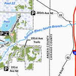 Minnesota Department of Natural Resources Carlos Avery Wildlife Management Area digital map