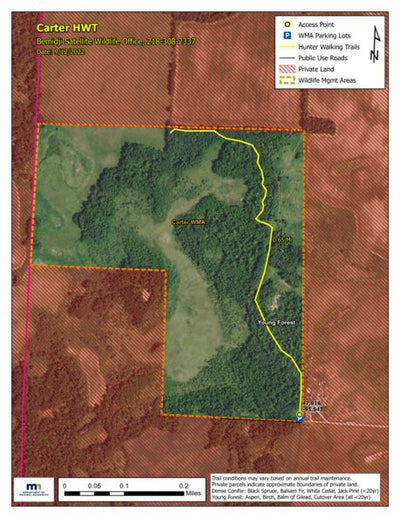 Minnesota Department of Natural Resources Carter HWT 2022 digital map