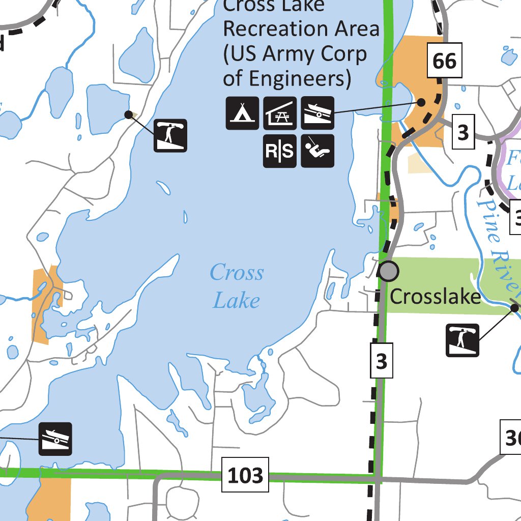 Crow Wing State Forest Map by Minnesota Department of Natural Resources