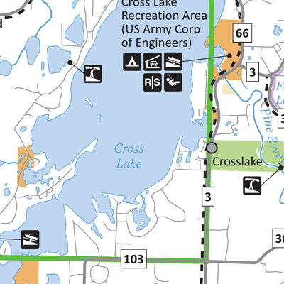 Minnesota Department of Natural Resources Crow Wing State Forest digital map