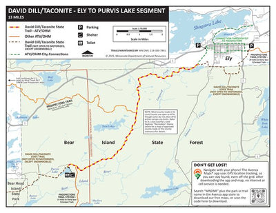 David Dill Taconite - Ely to Purvis Lake Segment OHV Trail - MNDNR Preview 1