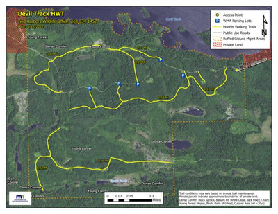 Minnesota Department of Natural Resources Devil Track HWT 2022 digital map