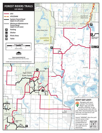Forest Riders OHV Trails, MNDNR Preview 1