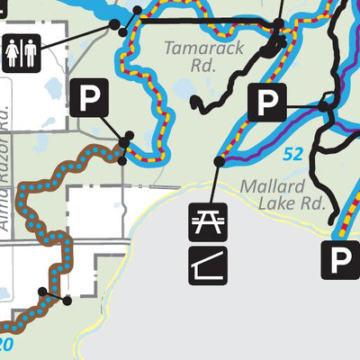 Minnesota Department of Natural Resources Gandy Dancer OHV Trail, MNDNR digital map