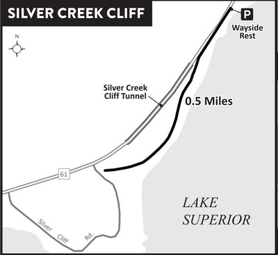 Gitchi-Gami State Trail Map 1 - Silver Creek Cliff, MNDNR Preview 1