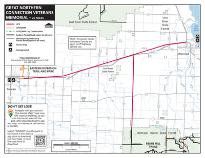 Great Northern Connection Veterans Memorial ATV Trails, MNDNR Preview 1