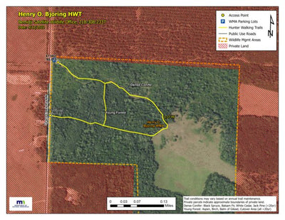 Minnesota Department of Natural Resources Henry O. Bjoring HWT 2022 digital map