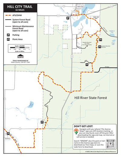 Hill City OHV Trails, MNDNR Preview 1