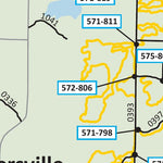 Minnesota Department of Natural Resources Huntersville OHV Trails, MNDNR digital map