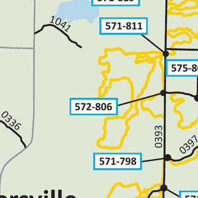 Minnesota Department of Natural Resources Huntersville OHV Trails, MNDNR digital map