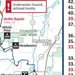 Minnesota Department of Natural Resources Kettle River State Water Trail Map 1 from Kettle River to Sandstone, MNDNR digital map