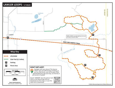 Lawler Loops OHV Trails, MNDNR Preview 1