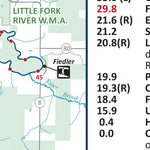 Minnesota Department of Natural Resources Little Fork River State Water Trail - Map 2 River Mile 90 to Rainy River, MNDNR digital map