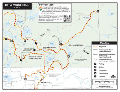 Little Moose OHV Trail, MNDNR Preview 1