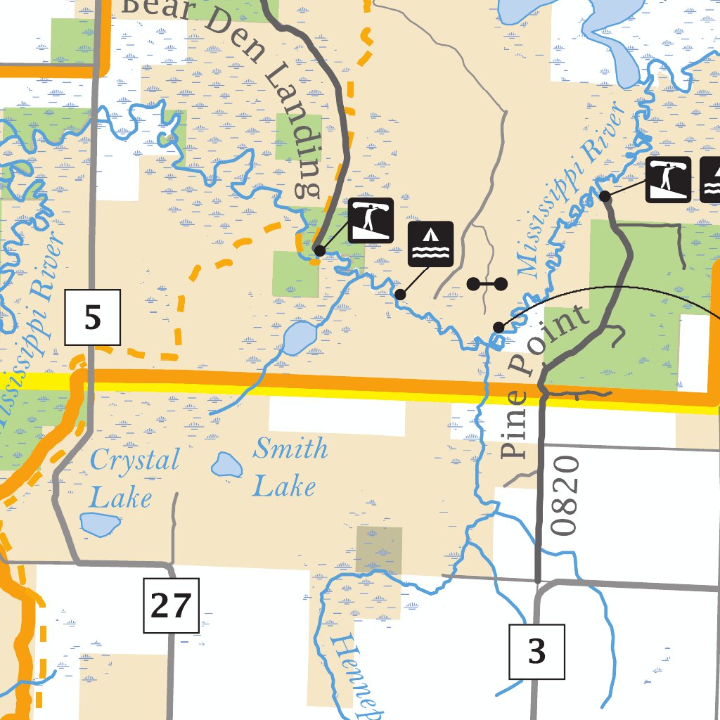 Mississippi Headwaters State Forest Map by Minnesota Department of ...