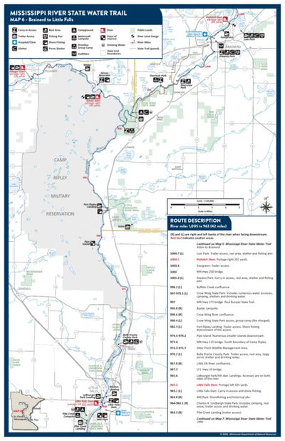 Mississippi River 6 State Water Trail - Brainerd to Little Falls MNDNR ...