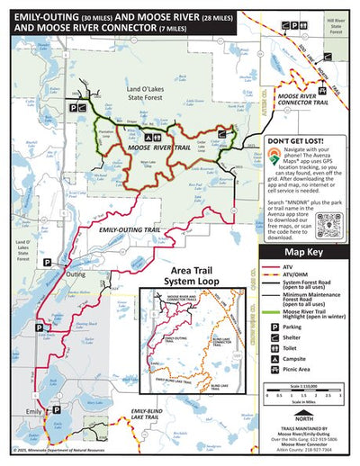Moose River and Emily Outing OHV Trails, MNDNR Preview 1