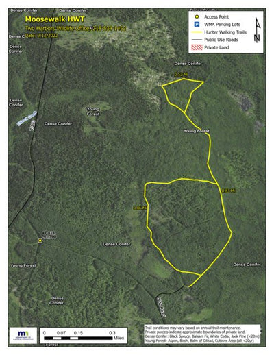 Minnesota Department of Natural Resources Moosewalk HWT 2022 digital map