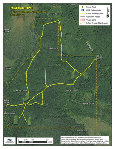 Minnesota Department of Natural Resources Mud Hole HWT 2022 digital map