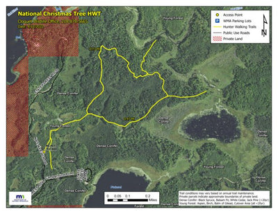 Minnesota Department of Natural Resources National Christmas Tree HWT 2022 digital map