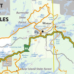 Minnesota Department of Natural Resources NE Minnesota Snowmobile Quad Map digital map