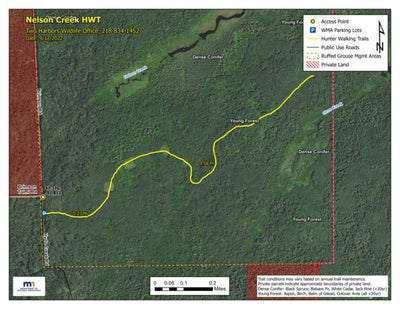 Minnesota Department of Natural Resources Nelson Creek HWT 2022 digital map