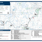 Minnesota Department of Natural Resources North Fork Crow River State Water Trail Map 2 from Howard Lake to Mississippi River, MNDNR digital map