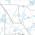 Minnesota Department of Natural Resources North Fork Crow River State Water Trail Map 2 from Howard Lake to Mississippi River, MNDNR digital map