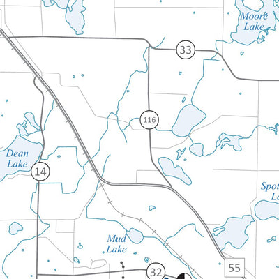 Minnesota Department of Natural Resources North Fork Crow River State Water Trail Map 2 from Howard Lake to Mississippi River, MNDNR digital map