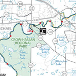 Minnesota Department of Natural Resources North Fork Crow River State Water Trail Map 2 from Howard Lake to Mississippi River, MNDNR digital map
