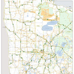 NW Minnesota Snowmobile Quad Map Preview 1