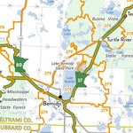 NW Minnesota Snowmobile Quad Map Preview 3