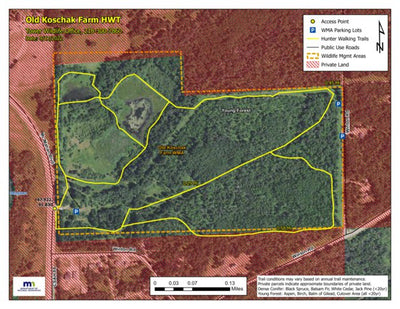 Minnesota Department of Natural Resources Old Koschak Farm HWT 2022 digital map