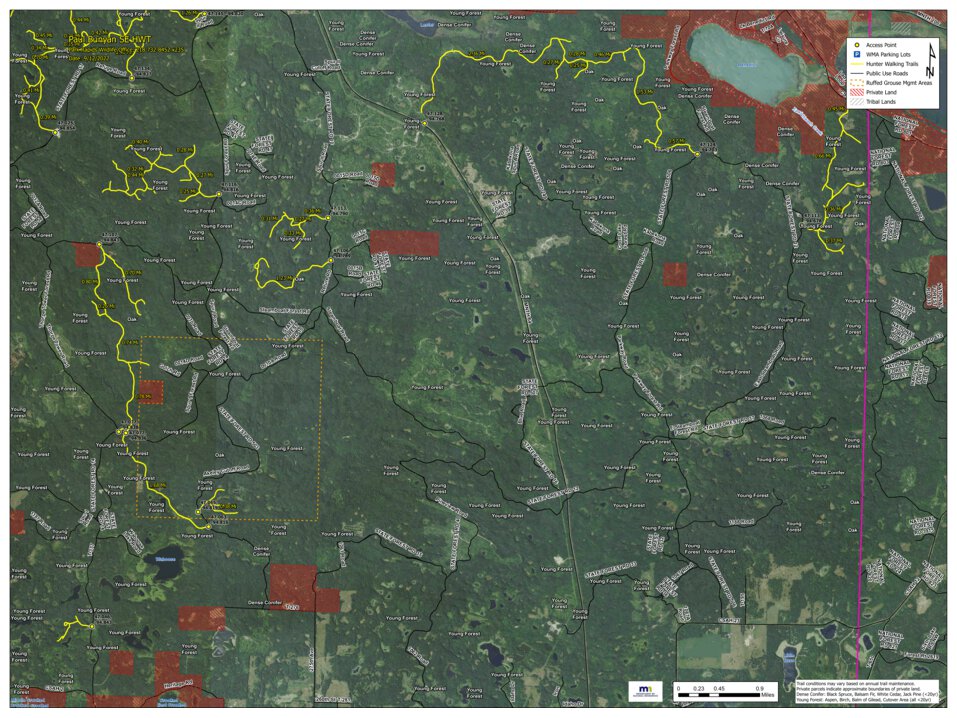Paul Bunyan SE HWT 2022 Map by Minnesota Department of Natural ...