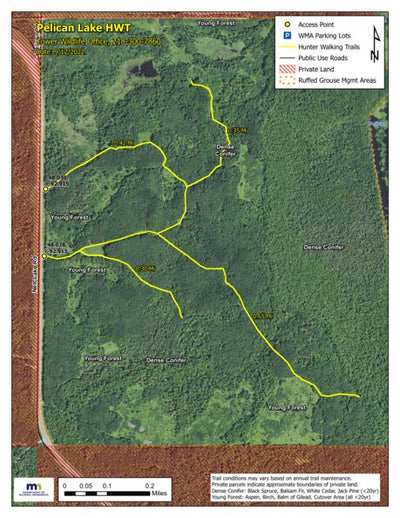 Minnesota Department of Natural Resources Pelican Lake HWT 2022 digital map