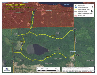 Minnesota Department of Natural Resources Pendant Lake HWT 2022 digital map